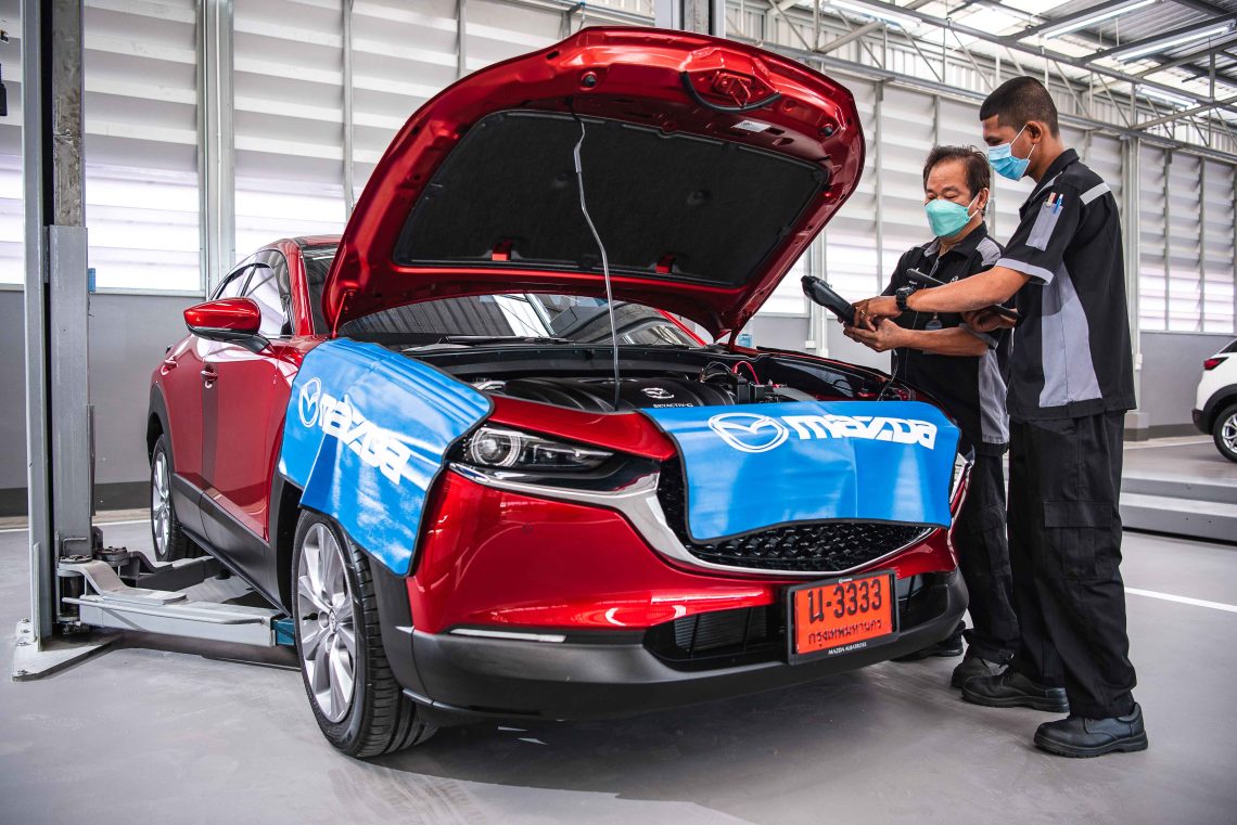 Mazda ช่วยเหลือลูกค้าน้ำท่วม